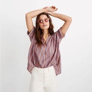Madewell Courier Button-Back Shirt